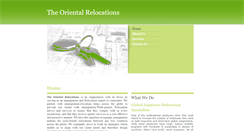 Desktop Screenshot of orientalrelocations.com