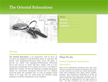 Tablet Screenshot of orientalrelocations.com